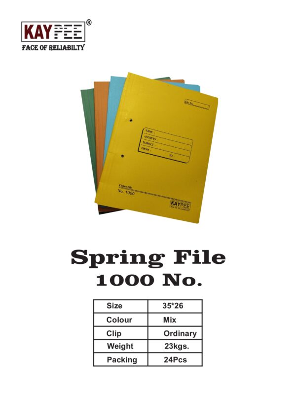 SPRING FILE NO. 1000