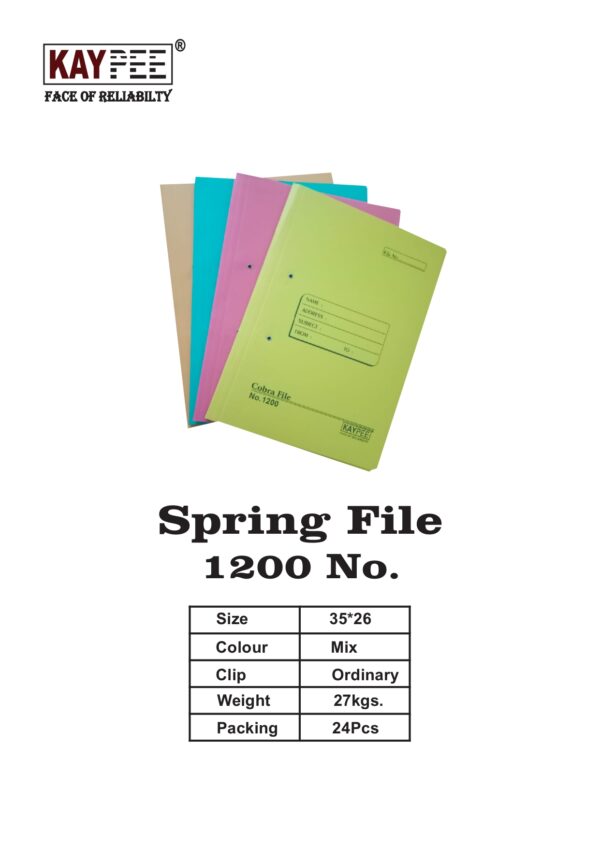 SPRING FILE NO. 1200