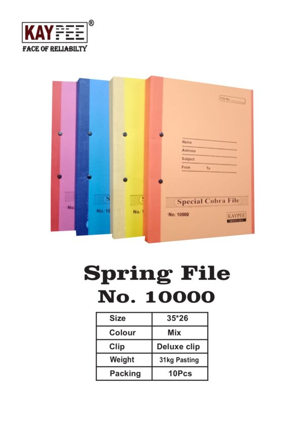 SPRING FILE NO. 10000